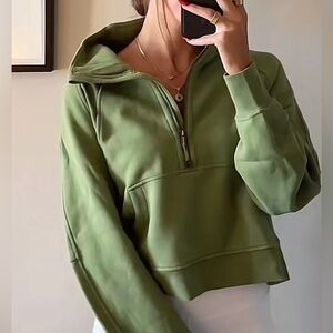 Olive green lululemon scuba